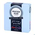Sie sehen eine Packung Praeservative Kondome Mister/size Probierpack 60-64-69 3st, Produktbild: 02 Praeservative Kondome Mister/size Probierpack 60-64-69 3st, A-Nr.: 5594240 - 02