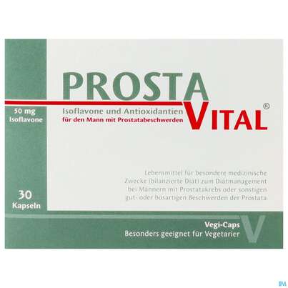Sie sehen eine Packung Prostavital Kapseln 30st, Produktbild: 01 Prostavital Kapseln 30st, A-Nr.: 2835861 - 01