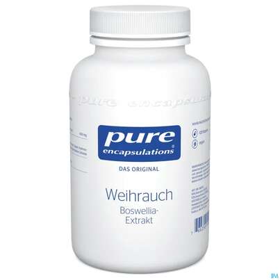Sie sehen eine Packung Pure Encapsulations Weihrauch (boswellia-extrakt) 120 Kapseln, Produktbild: 02 Pure Encapsulations Weihrauch (boswellia-extrakt) 120 Kapseln, A-Nr.: 3050145 - 02
