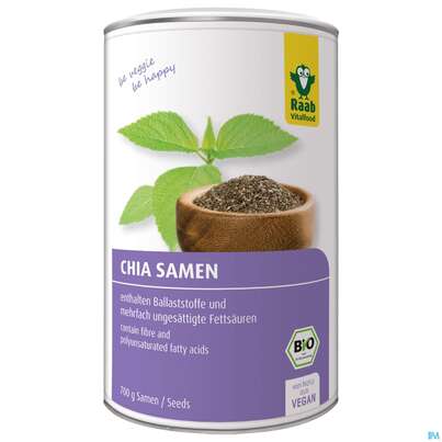 Sie sehen eine Packung Raab Bio Chia Samen 700g, Produktbild: 02 Raab Bio Chia Samen 700g, A-Nr.: 4543878 - 02