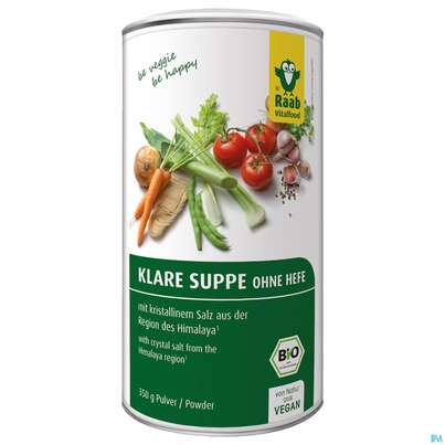 Raab Bio Klare Suppe Ohne Hefe Pulver 350g, A-Nr.: 4367045 - 04