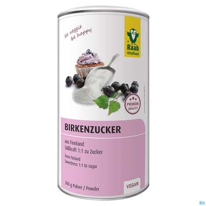 Sie sehen eine Packung Raab Birkenzucker (xylit) Premium 300g, Produktbild: 01 Raab Birkenzucker (xylit) Premium 300g, A-Nr.: 4368553 - 01