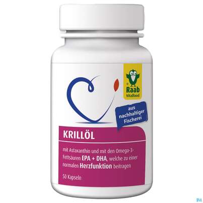 Sie sehen eine Packung Raab Krillöl Kapseln 50 Kapseln, Produktbild: 02 Raab Krillöl Kapseln 50 Kapseln, A-Nr.: 4362941 - 02