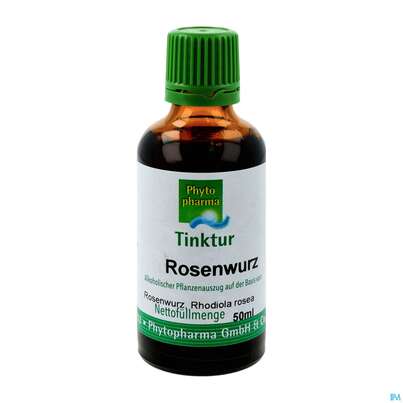 Sie sehen eine Packung Rosenwurz Tinktur Phytopharma 100ml, Produktbild: 02 Rosenwurz Tinktur Phytopharma 100ml, A-Nr.: 4434965 - 02
