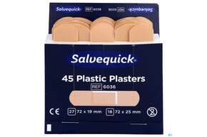 Salvequick Pflaster Strip Refill 6036 45st, A-Nr.: 3148996 - 01