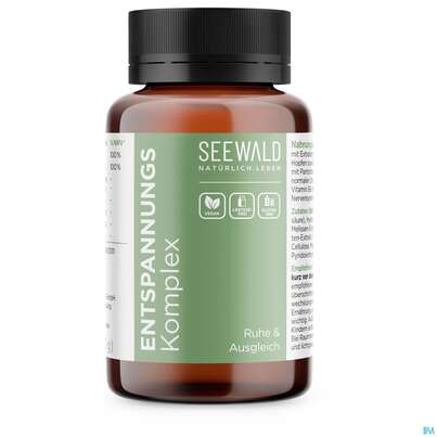 Sie sehen eine Packung Seewald Entspannungs Komplex 60 St, Produktbild: 02 Seewald Entspannungs Komplex 60 St, A-Nr.: 4623040 - 02