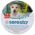 Sie sehen eine Packung Seresto Halsband F/hunde Kleiner Gleich 8kg 1,25g + 0,56g 1st, Produktbild: 01 Seresto Halsband F/hunde Kleiner Gleich 8kg 1,25g + 0,56g 1st, A-Nr.: 3907692 - 01