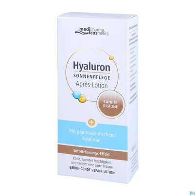 Sie sehen eine Packung Sonnenprodukte Hyaluron Sonnenpflege Apres Sun Sanfte Braeune 150ml, Produktbild: 03 Sonnenprodukte Hyaluron Sonnenpflege Apres Sun Sanfte Braeune 150ml, A-Nr.: 5421835 - 03