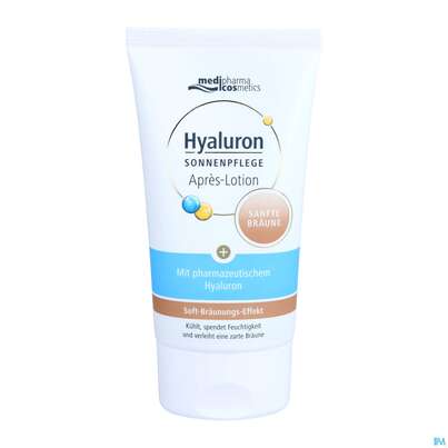 Sie sehen eine Packung Sonnenprodukte Hyaluron Sonnenpflege Apres Sun Sanfte Braeune 150ml, Produktbild: 07 Sonnenprodukte Hyaluron Sonnenpflege Apres Sun Sanfte Braeune 150ml, A-Nr.: 5421835 - 07