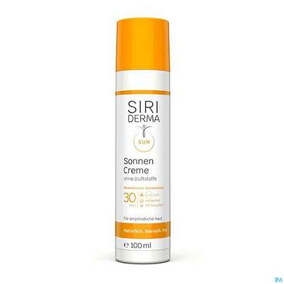 Sonnenprodukte Siriderma Sonnencreme Lsf30 Leicht Duftend 100ml, A-Nr.: 5424791 - 02
