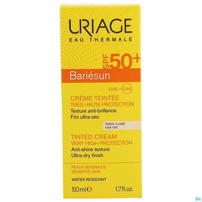 Sonnenprodukte Uriage/bariesun Creme Spf50+ Getoent Hell 50ml, A-Nr.: 5617975 - 01