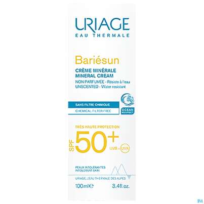 Sonnenprodukte Uriage/bariesun Creme Spf50+ Mineralisch 100ml, A-Nr.: 5618012 - 02