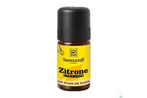 Sonnentor Aetherisches Gewuerzoel Bio Zitrone 17003 5ml, A-Nr.: 5862321 - 01