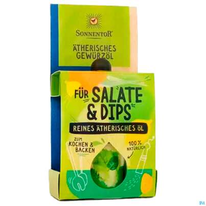 Sie sehen eine Packung Sonnentor Aetherisches Gewuerzoel Fuer Salate +dips Alt 18004 4,5ml, Produktbild: 04 Sonnentor Aetherisches Gewuerzoel Fuer Salate +dips Alt 18004 4,5ml, A-Nr.: 5227122 - 04