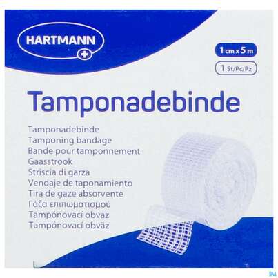 Tamponadebinden -hartmann 24faed Steril 5mx 1cm 1st, A-Nr.: 1734649 - 02