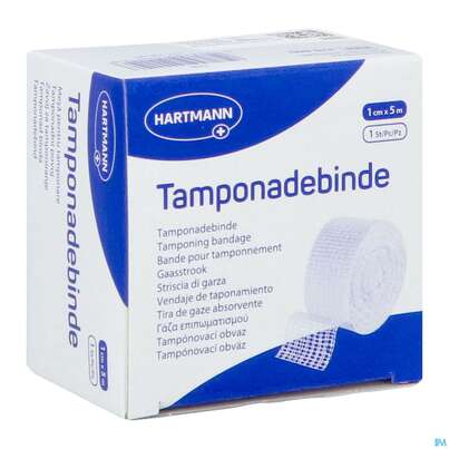 Tamponadebinden -hartmann 24faed Steril 5mx 1cm 1st, A-Nr.: 1734649 - 03