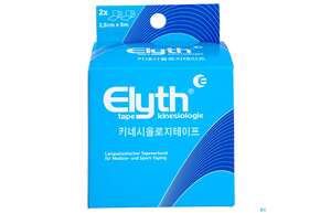 Tape Elyth Kinesiotape-verband 2,5cmx 5m Blau 2st, A-Nr.: 3267293 - 01