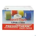 Sie sehen eine Packung Tape Pressotherm/sport-tape 3,8cmx 10m Reissfest Hautvertraegl Rot 1st, Produktbild: 02 Tape Pressotherm/sport-tape 3,8cmx 10m Reissfest Hautvertraegl Rot 1st, A-Nr.: 4251153 - 02