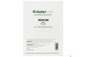 Tee Filter Natur Ungebleichtes Papier Keine Bodenfalte 1-2 L 100st, A-Nr.: 4608827 - 01