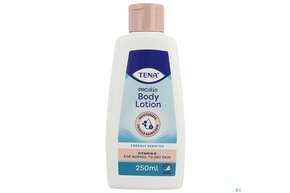 Sie sehen eine Packung Tena Body Lotion 250ml, Produktbild: 01 Tena Body Lotion 250ml, A-Nr.: 3120696 - 01