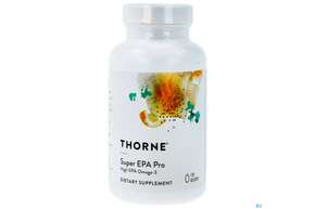 Sie sehen eine Packung Thorne Kapseln Super Epa Pro Centrosan 120st, Produktbild: 01 Thorne Kapseln Super Epa Pro Centrosan 120st, A-Nr.: 4137204 - 01