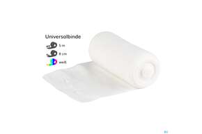 Sie sehen eine Packung Universalbinden Lenkelast 5mx 8cm 10st, Produktbild: 01 Universalbinden Lenkelast 5mx 8cm 10st, A-Nr.: 4284980 - 01