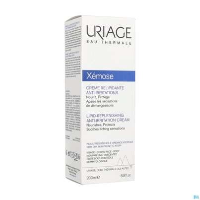 Sie sehen eine Packung Uriage Xemose Reizungslindernde Lipidaufbau-creme 200ml, Produktbild: 04 Uriage Xemose Reizungslindernde Lipidaufbau-creme 200ml, A-Nr.: 5618839 - 04