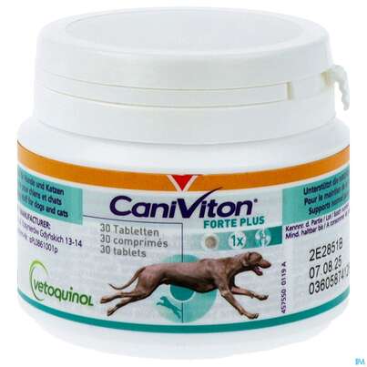 Veterinaerprodukte Caniviton Forte Plus Tabl 30st, A-Nr.: 3664545 - 01