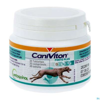 Veterinaerprodukte Caniviton Forte Plus Tabl 30st, A-Nr.: 3664545 - 02