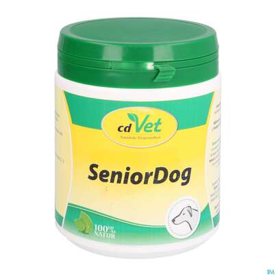 Sie sehen eine Packung Veterinaerprodukte Seniordog 250g, Produktbild: 01 Veterinaerprodukte Seniordog 250g, A-Nr.: 3491777 - 01
