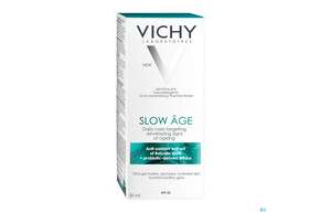 Sie sehen eine Packung Vichy Slow Age Fluid Lsf25 50ml, Produktbild: 01 Vichy Slow Age Fluid Lsf25 50ml, A-Nr.: 4523189 - 01