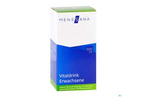 Sie sehen eine Packung Vital Drink Menssana Erwachsene 500ml, Produktbild: 01 Vital Drink Menssana Erwachsene 500ml, A-Nr.: 3288958 - 01