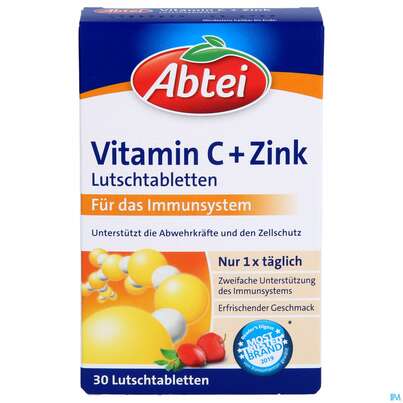 Vitamin C Tabl +zink -abtei 50000 30st, A-Nr.: 5331894 - 01