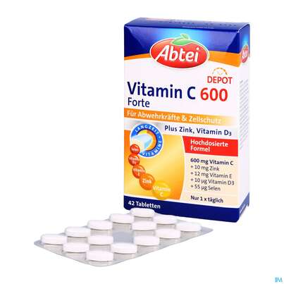 Vitamin C Tabl 600 Abtei Langzeit 42st, A-Nr.: 4334235 - 04