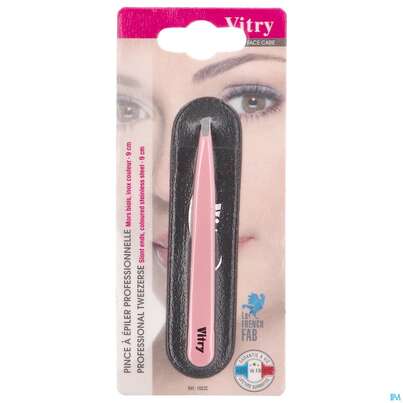 Vitry Farbige Zupfpinzette, Schräge Spitze_12 1pc, A-Nr.: 4627581 - 27