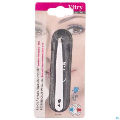 Vitry Farbige Zupfpinzette, Schräge Spitze_12 1pc, A-Nr.: 4627581 - 28