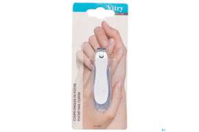 Sie sehen eine Packung Vitry Nagelknipser Plexi_rot 1pc, Produktbild: 01 Vitry Nagelknipser Plexi_rot 1pc, A-Nr.: 4633311 - 01