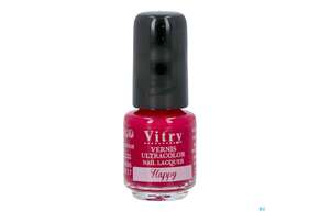 Sie sehen eine Packung Vitry Nagellack 117 Happy 4ml, Produktbild: 01 Vitry Nagellack 117 Happy 4ml, A-Nr.: 4629350 - 01