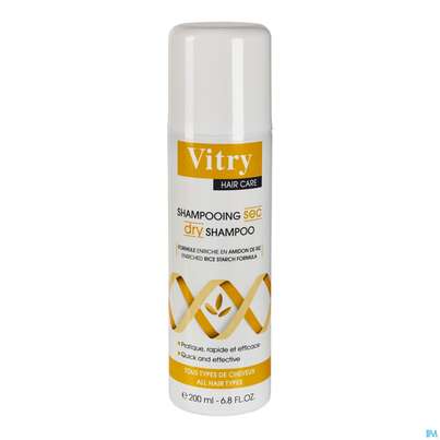 Sie sehen eine Packung Vitry Trockenshampoo 200ml, Produktbild: 03 Vitry Trockenshampoo 200ml, A-Nr.: 4633908 - 03