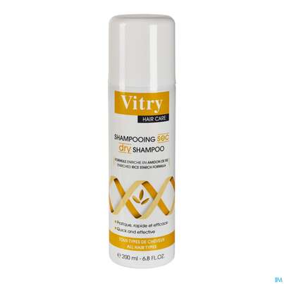 Sie sehen eine Packung Vitry Trockenshampoo 200ml, Produktbild: 02 Vitry Trockenshampoo 200ml, A-Nr.: 4633908 - 02