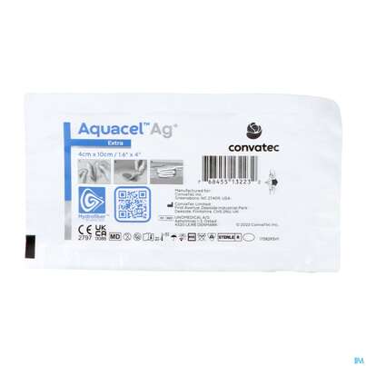 Wundauflagen Aquacel Ag+/extra +verstaerkungsfasern 4x 10cm 41358 10st, A-Nr.: 4262234 - 08