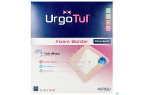 Wundauflagen Urgotuel/foam Border 12x12cm Nr 522775 10st, A-Nr.: 4261996 - 01