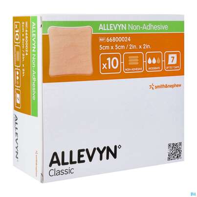 Wundverband Allevyn/polyurethan Non Adhesive 5x 5cm 10st, A-Nr.: 2705383 - 02