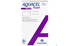 Wundverband Aquacel Foam Adhesive 10x 20cm 42115 5st, A-Nr.: 4349857 - 01