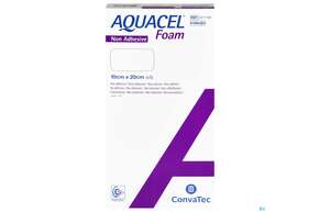 Wundverband Aquacel Foam Non Adhesive 10x 20cm 42115 5st, A-Nr.: 4350168 - 01