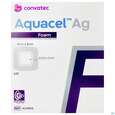 Sie sehen eine Packung Wundverband Aquacel/ag Foam Adhesive 8x 8cm -tam 10st, Produktbild: 01 Wundverband Aquacel/ag Foam Adhesive 8x 8cm -tam 10st, A-Nr.: 4743347 - 01