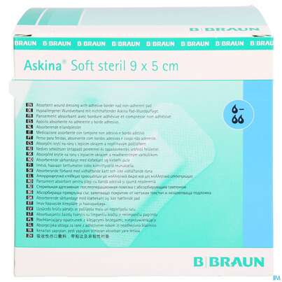 Wundverband Askina Soft Steril 9x 5cm 50st, A-Nr.: 1779534 - 01