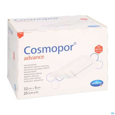 Wundverband Cosmopor/advance 7,2x 5cm 25st, A-Nr.: 3796755 - 05