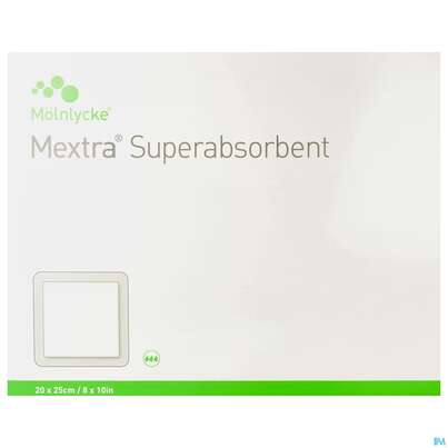 Wundverband Mextra Superabsorbent 20x 25cm 10st, A-Nr.: 4802498 - 01