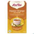 Sie sehen eine Packung Yogi Tea Bio Ingwer Orange +vanille 17st, Produktbild: 03 Yogi Tea Bio Ingwer Orange +vanille 17st, A-Nr.: 5750071 - 03
